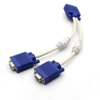 vga y splitter cable od 8mm