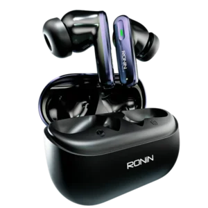 ronin r 7075 vesper earbuds | dual device bt 5.3 | hybrid anc & quad mic enc | storm gaming mode