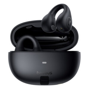 Baseus AirGo AS01 | Open-Ear TWS Earbuds with 25H Battery, ENC, Bluetooth 5.3 – Black