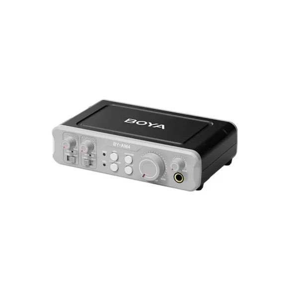 BOYA BY-AM4 | Dual-Channel Audio Mixer with USB-C Interface for 3.5mm Devices