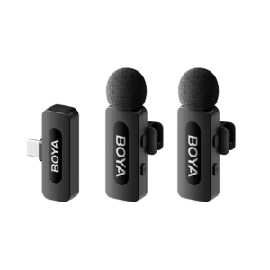 BOYA BY-V20 | Dual Wireless Lavalier Microphone for USB-C Devices