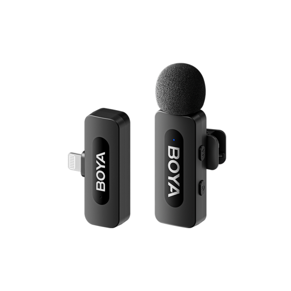 BOYA BY-V1 | Wireless Lavalier Microphone for iPhone & iPad (Lightning Connector)