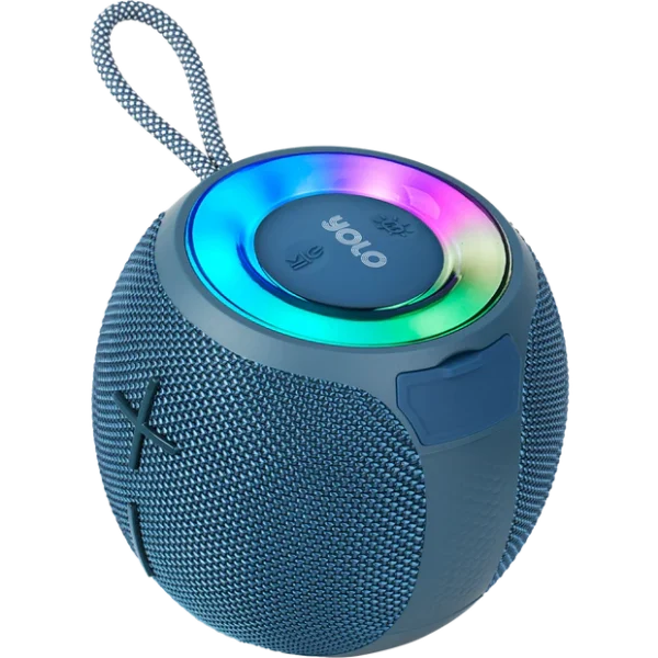 YOLO Orbit Wireless Speaker | 12W Deep Bass | 10H Playtime | RGB Lights | IPX4 Waterproof | Bluetooth 5.3