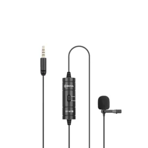 BOYA BY-M1S | Omnidirectional Lavalier Microphone for Smartphones, Cameras & Recorders