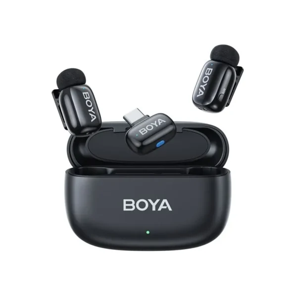 BOYA Mini-14 | Dual Wireless Microphone with Charging Case | For Android Type-C Devices