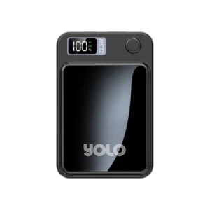 YOLO GoMag Power Bank | 10,000mAh | 22.5W Fast Charging | Magnetic Wireless Charging | LED Display