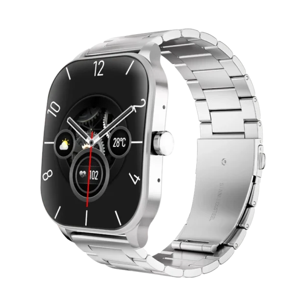 login l 104 elite smart watch metallic | 1.96" amoled