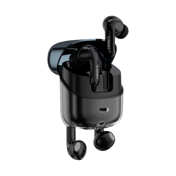 login l 215 dual earbuds anc+enc | full ear & half ear
