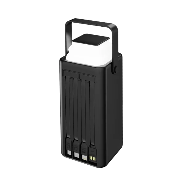 login l 715 power bank 50,000mah | built in cables