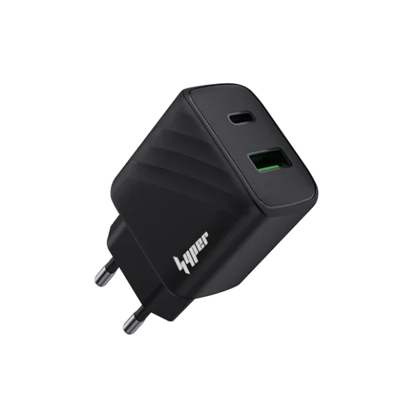 Yolo Y-301 Fast Charger | 30W PD & QC | Dual Port (USB-A + Type-C) | Cable Included