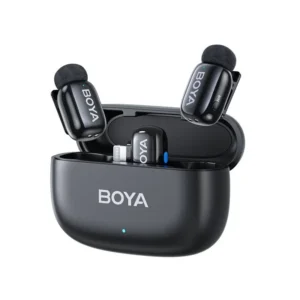 BOYA Mini-15 | Dual Wireless Microphone with Charging Case | For iPhone & iOS Devices