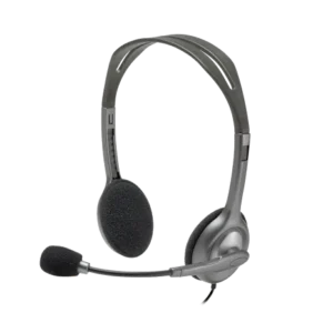 logitech h110 wired stereo headset with dual 3.5mm plugs