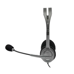 logitech h110 wired stereo headset with dual 3.5mm plugs