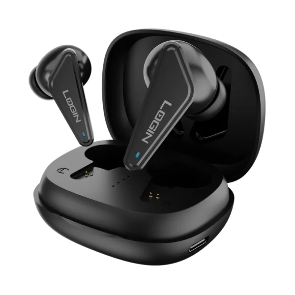 login l 202 earbuds 200hrs standby | dot led display