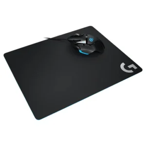 logitech g240 cloth gaming mouse pad | optimized surface | moderate friction | stable rubber base