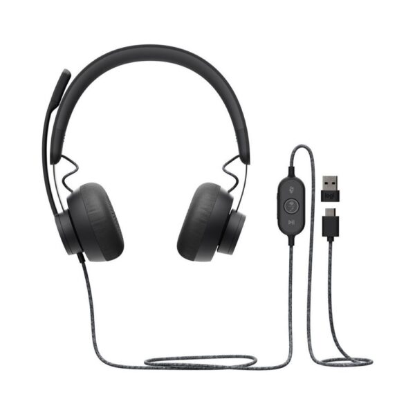 logitech zone wired gaming headset | premium noise cancelling mic | advanced audio drivers | usb c / usb a