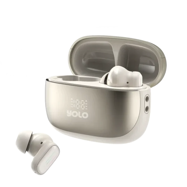 yolo YoPod Prime Earbuds YOLO YoPod Prime – ANC Wireless Earbuds | 70H Playtime, Bluetooth 5.4, Digital Display - Image 6