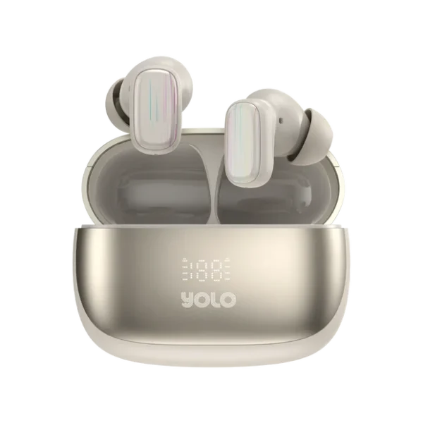 yolo YoPod Prime Earbuds YOLO YoPod Prime – ANC Wireless Earbuds | 70H Playtime, Bluetooth 5.4, Digital Display - Image 5