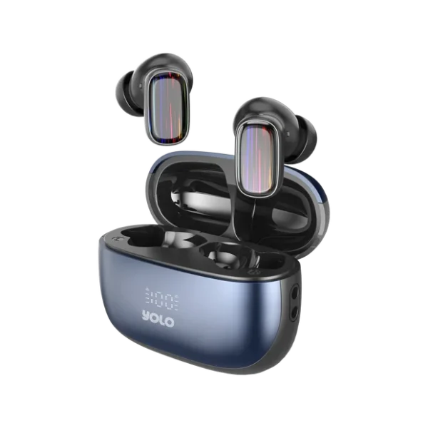 yolo YoPod Prime Earbuds YOLO YoPod Prime – ANC Wireless Earbuds | 70H Playtime, Bluetooth 5.4, Digital Display