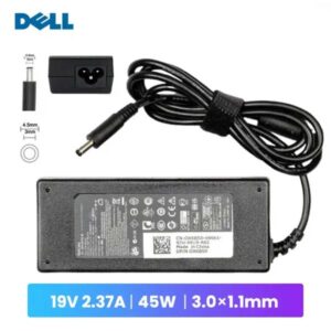 Dell 90W New Pin Charger | 19V 4.62A | Compatible with Inspiron, Latitude, XPS