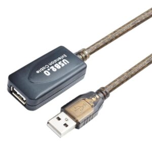 USB 2.0 Extension Cable with IC | Male to Female | 5M (Imported High-Quality Cable)