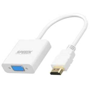 HDMI to VGA Converter | Male to Female Adapter | Full HD 1080p Video Converter