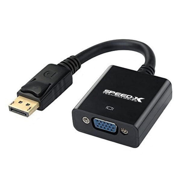 DisplayPort (DP) to VGA Converter | Male to Female Adapter | Full HD 1080p Support