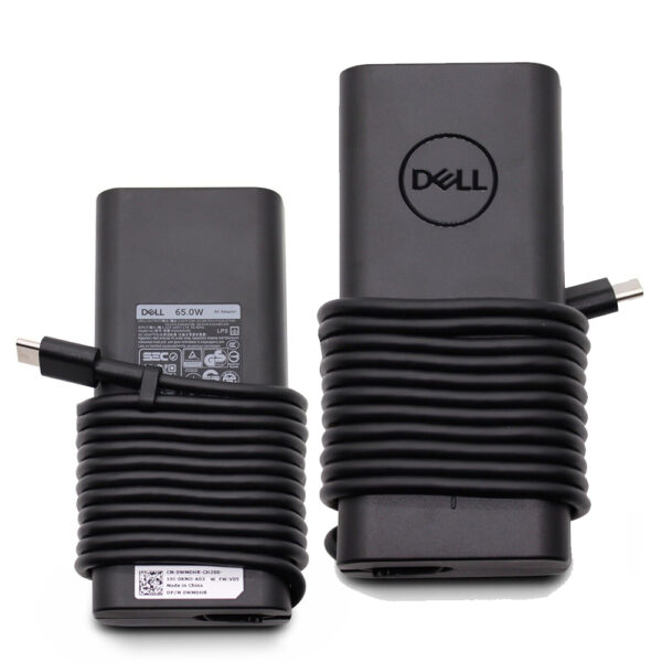 Dell 65W USB-C Power Adapter | Compatible with Inspiron, XPS, Latitude & Vostro