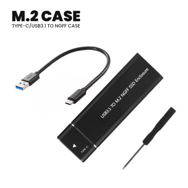M2 Ssd Enclosure, Usb 3.1 Gen 2 (10 Gbps