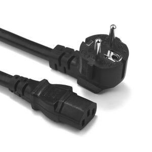 mported Desktop PC Power Cable | 1.5m | Universal 3-Pin Computer Cord