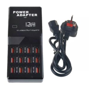 USB Fast Charger 12-Port 12A (W858)