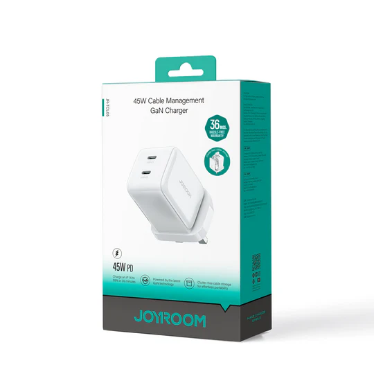 Joyroom JR-TCL05 45W Cable Management GaN Fast Charger