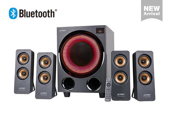 F&D F7700X is a powerful 4.1 channel multimedia speaker system