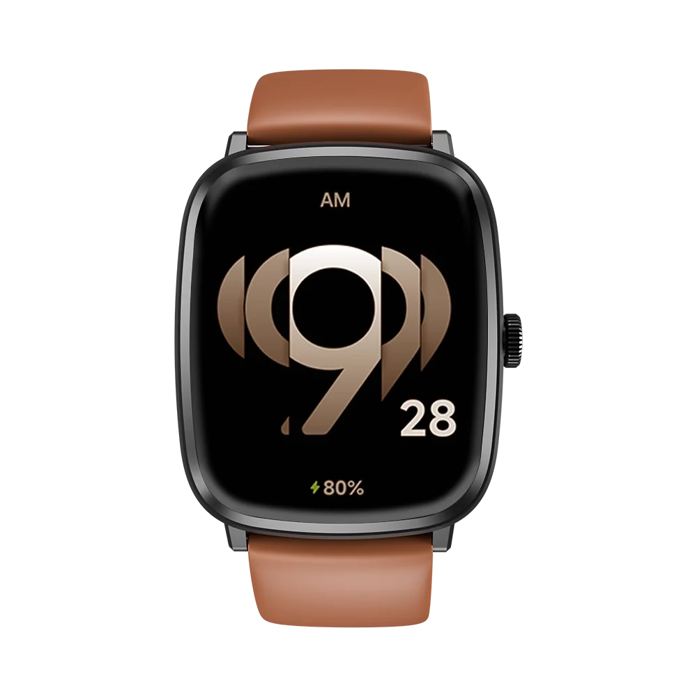 Login L-109 BLAZE 2.01″ AMOLED Display Brown + Black Strap Smart Watch - Image 3