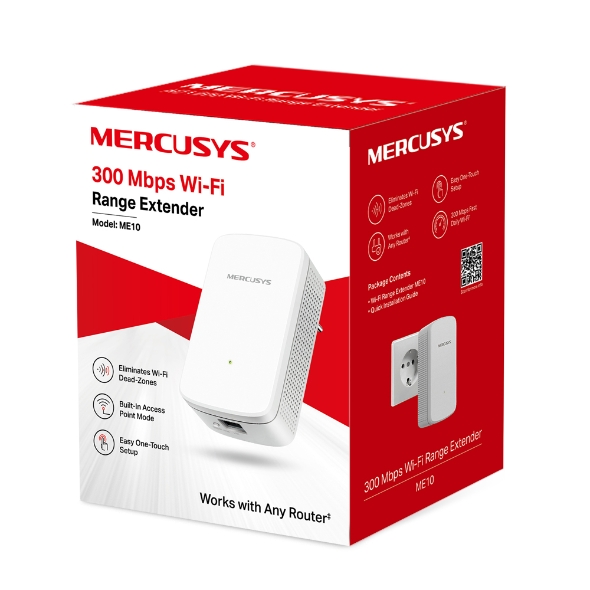 Mercusys ME10 300Mbps Wi-Fi Range Extender - Image 2
