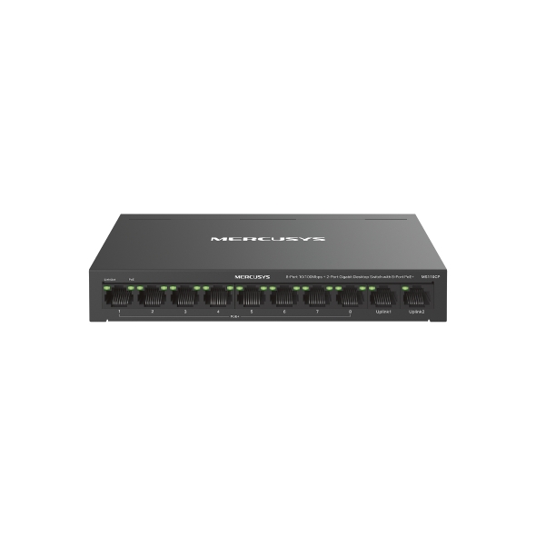 Mercusys MS110CP 10-Port 10/100Mbps PoE+ Desktop Switch