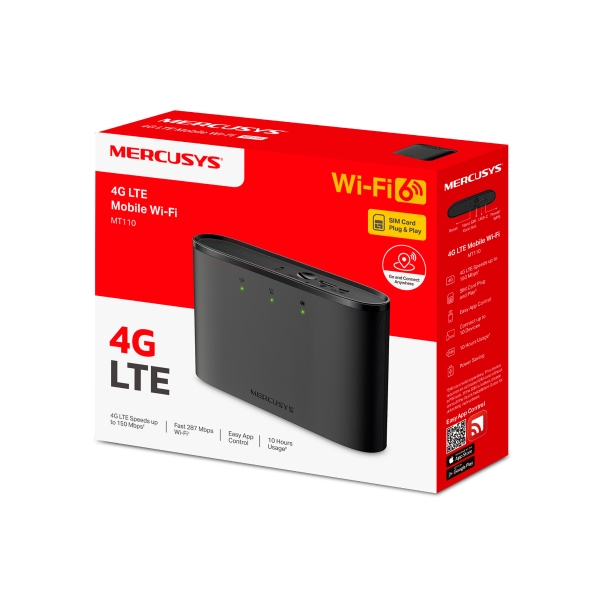 Mercusys MT110 4G LTE Mobile Wi-Fi (Portable Hotspot) - Image 2