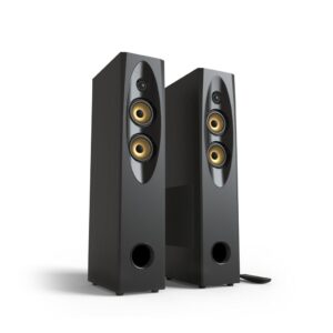 F&D T-60X PRO 110W RMS output (55W x 2) 2.0 Bluetooth Tower Speaker System