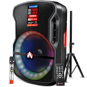 Audionic Mehfil MH-817 (5th Generation) 1.0 Portable Trolley Speaker with Wireless Microphone