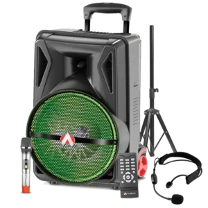 Audionic Mehfil MH-40S Advance Portable Trolley Speaker with Wireless & Headgear Mic